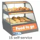 Karstā vitrīna KENTUCKY HOT 1S self-service (1132150)