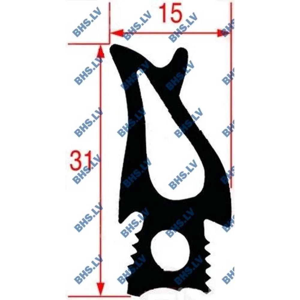 GASKET FOR OVEN DOOR 780x470 mm (L3186426)