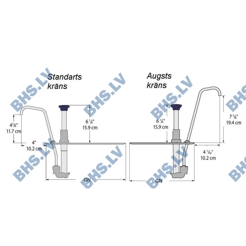 Pumpis GN1/4 traukam (BHS450333)
