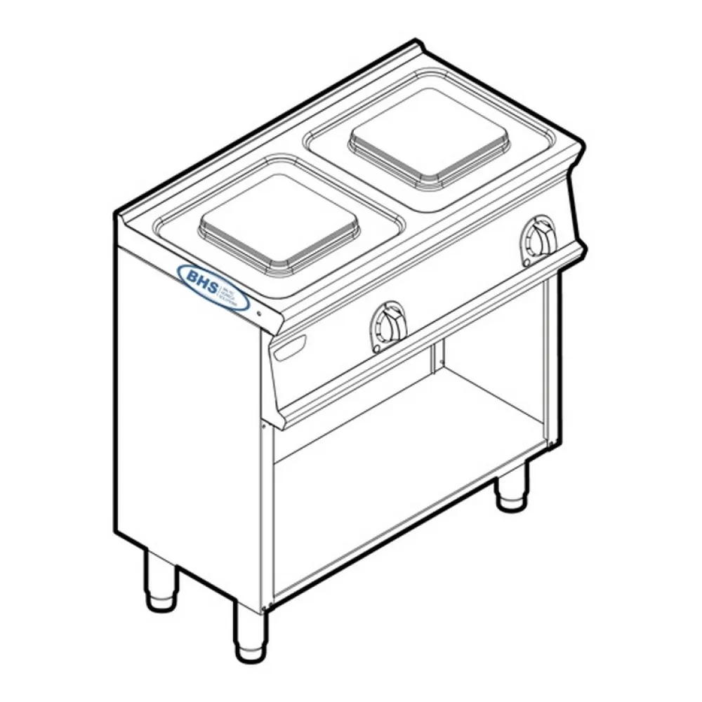 Elektriskā plīts PCM8FE7 5.2 kW (716112)