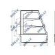 Karstā vitrīna ADDA HOT GN2 standard (serve over) (1191010D)