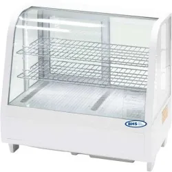 Countertop display chiller 100 l white, LED light