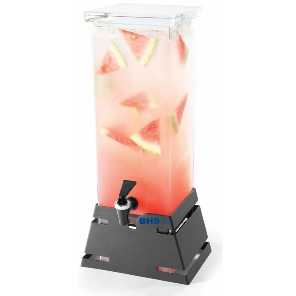 Dzērienu dispensers 7.5 L ar melnu matētu paliktni (FLD144)
