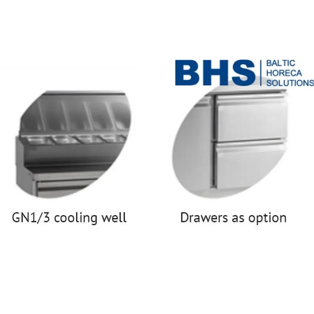 Galds ledusskapis GN1/1 1510 mm (SS8200)