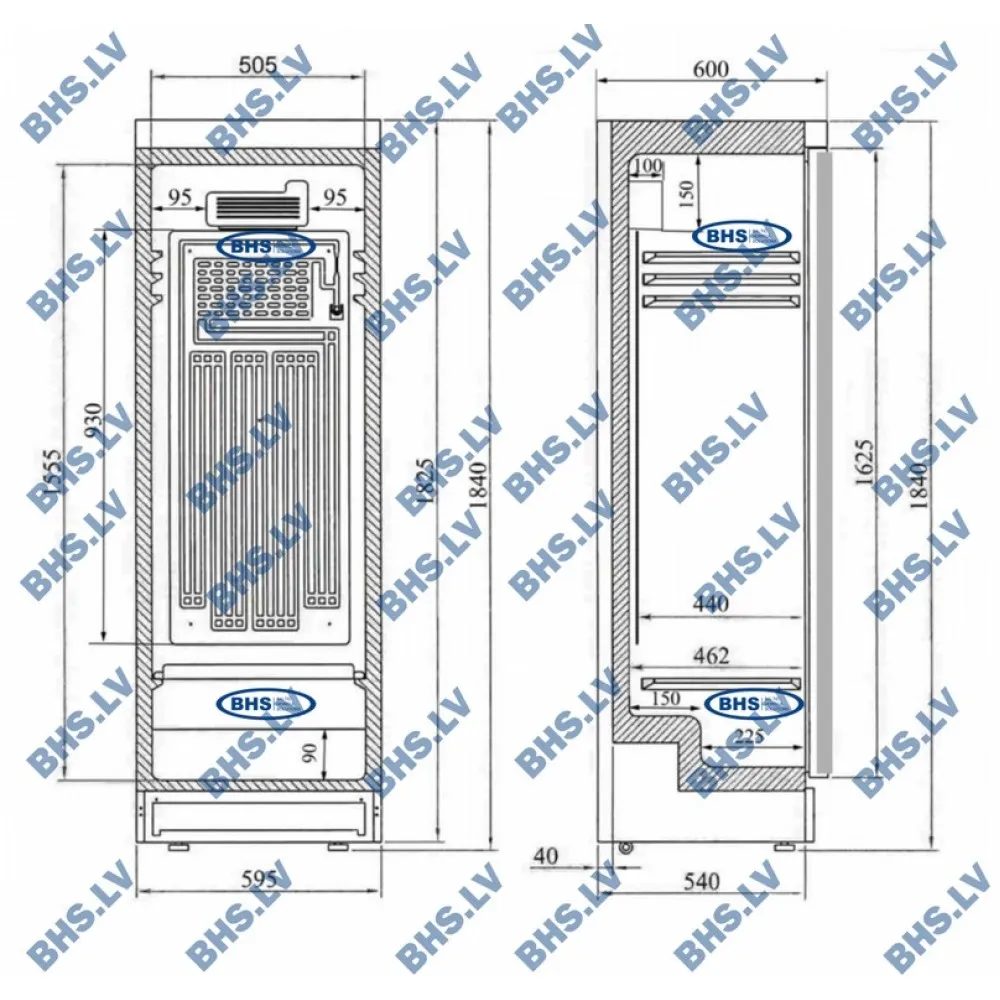 Ledusskapis 345 litri (SD1380)