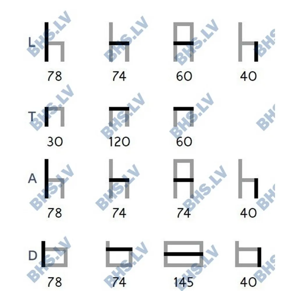 Mēbeļu komplekts MODULAR