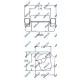 Mini organizators O123Y ar vietu ledum (BHS431023)