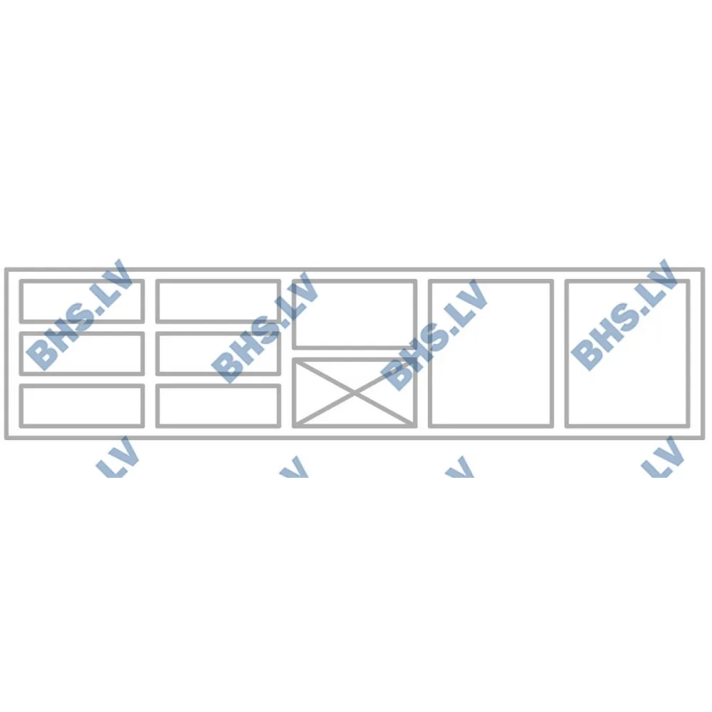 Salātu galds P446 2130mm (FS0-E446-213/70/90)