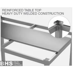 Table for cutting board with frame 1200