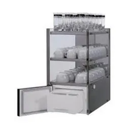 Heating cup shelf