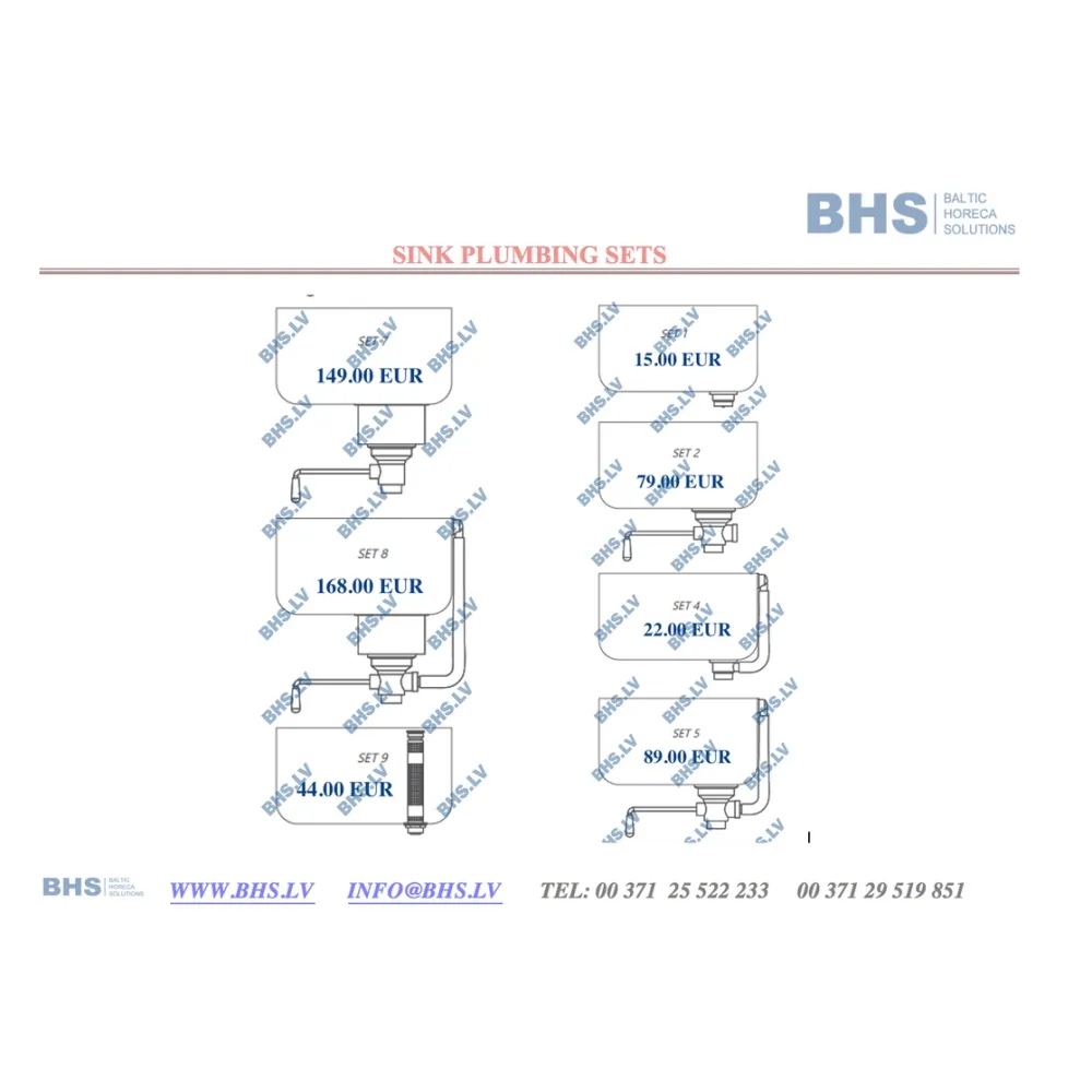 Metāla galds ar divām izlietnēm un plauktu 1600 (BHS-PLA2-160/60/85)