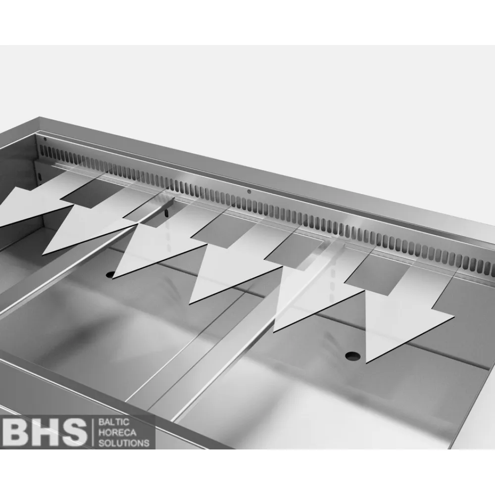 Drop-in ventilējams aukstais marmīts 740 mm (UCGV2-74/65/72)