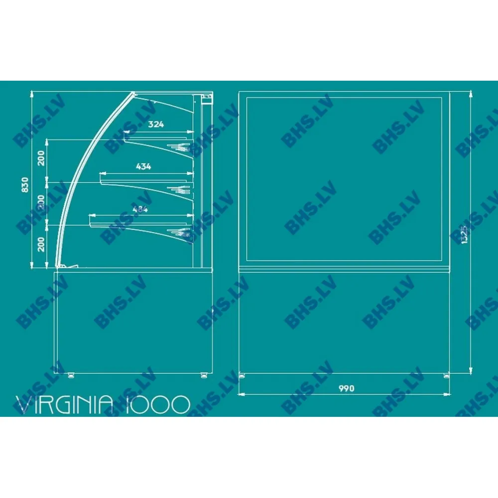Virginia 1000 Standard - serve over (1230110)