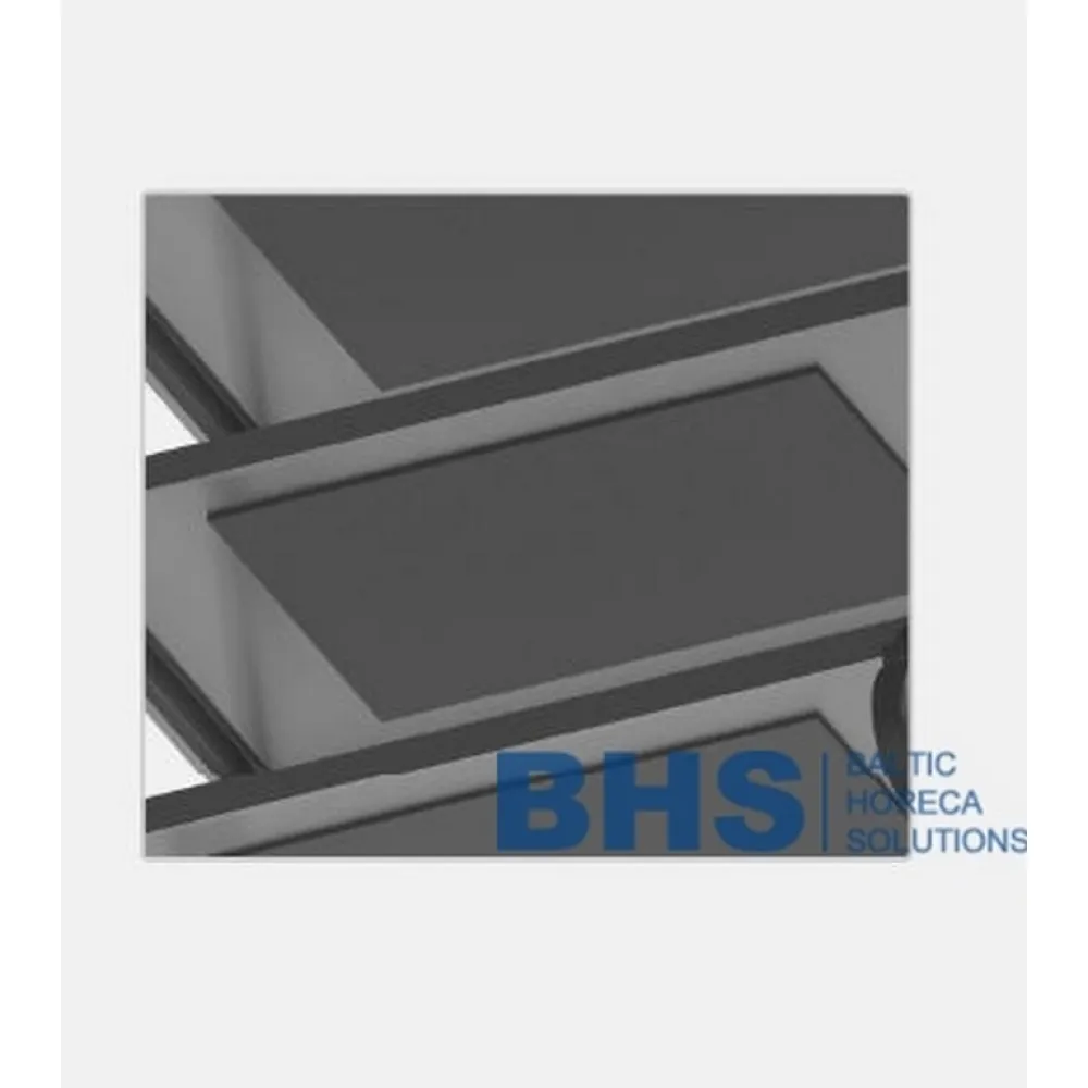 Nerūsējošā tērauda servēšanas rati VTS2 (BHS-VTS2-80/65/93)