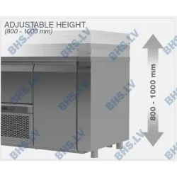Galds ledusskapis ar lifta mehānismu P240 1500 mm