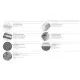 Galds ledusskapis ar granīta virsmu P332 1720mm (FM0-E332-172/70/90)