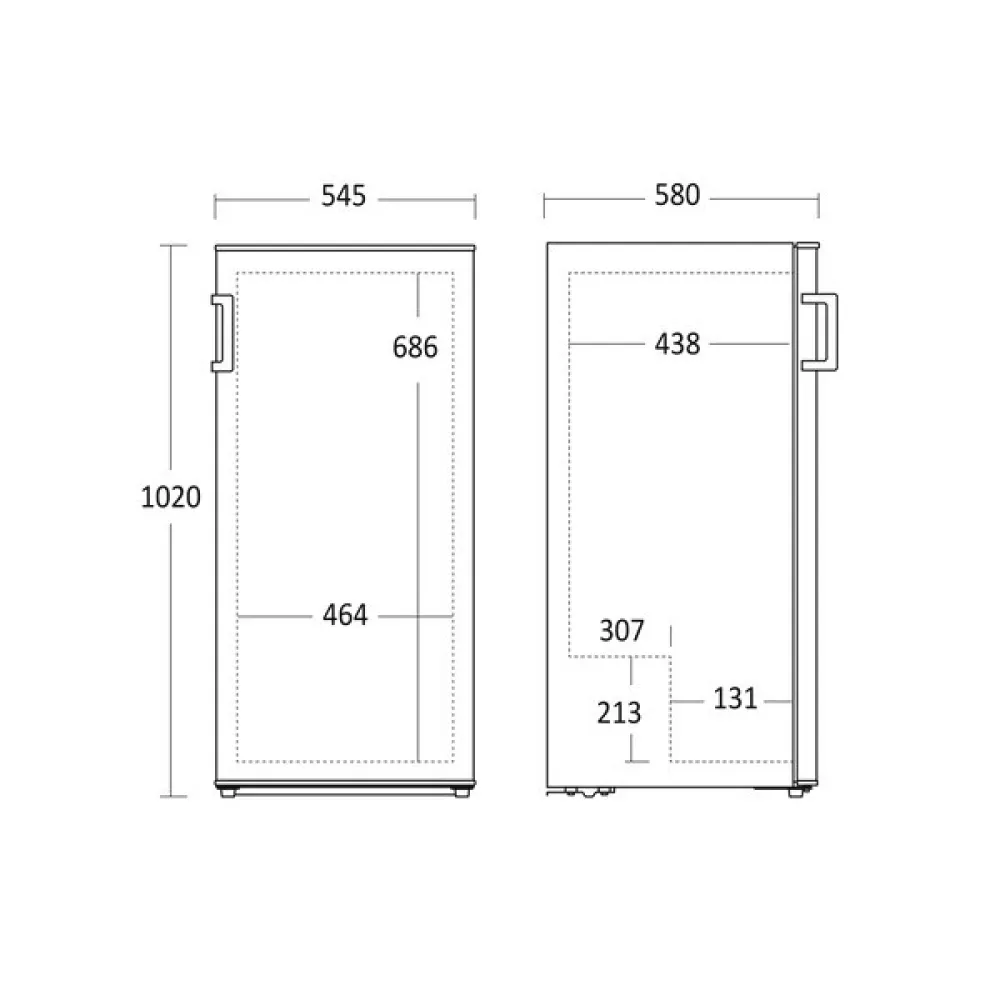 Ledusskapis 158L SKS192WE (31013010000SKS192WE)