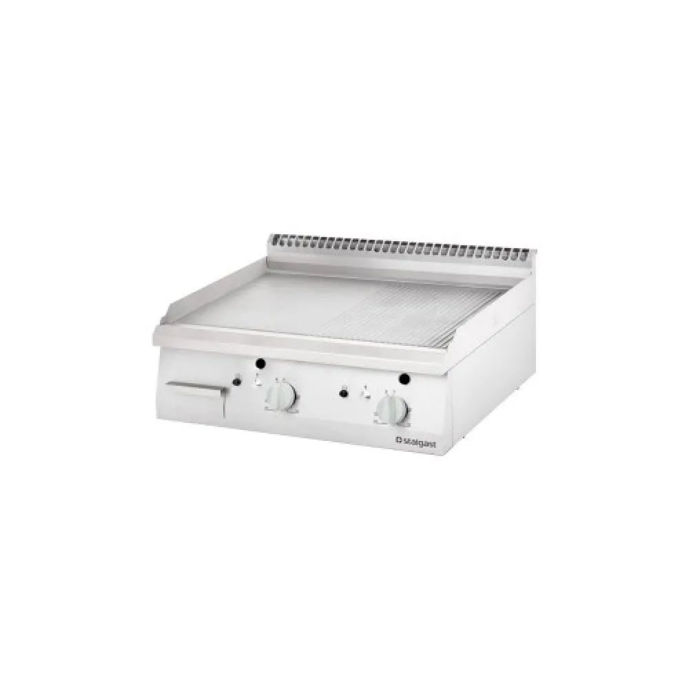 Hromēta elektriskā grilvirsma rievota 8.1 kW (9737200)