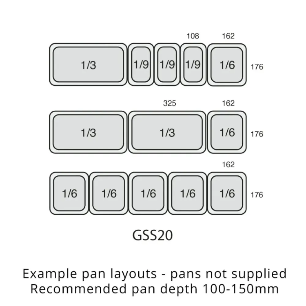 Galds ledusskapis kuģiem GSS20 201 l (GSS20-60Hz)