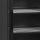 Saldētava ar reklāmas baneri 270l, melna (UFSC371GCP BLACK)