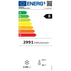 Konditorejas izstrādājumu vitrīna-saldētava  G-VGP420BT