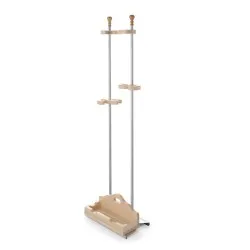Pizza paddle and brush holder - 3 slots