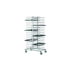 Topeltkäru pitsa/kondiitriplaatide jaoks 600x400 mm