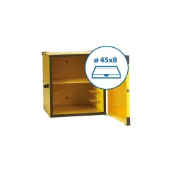 Rigid thermal box for pizza boxes, 45cm