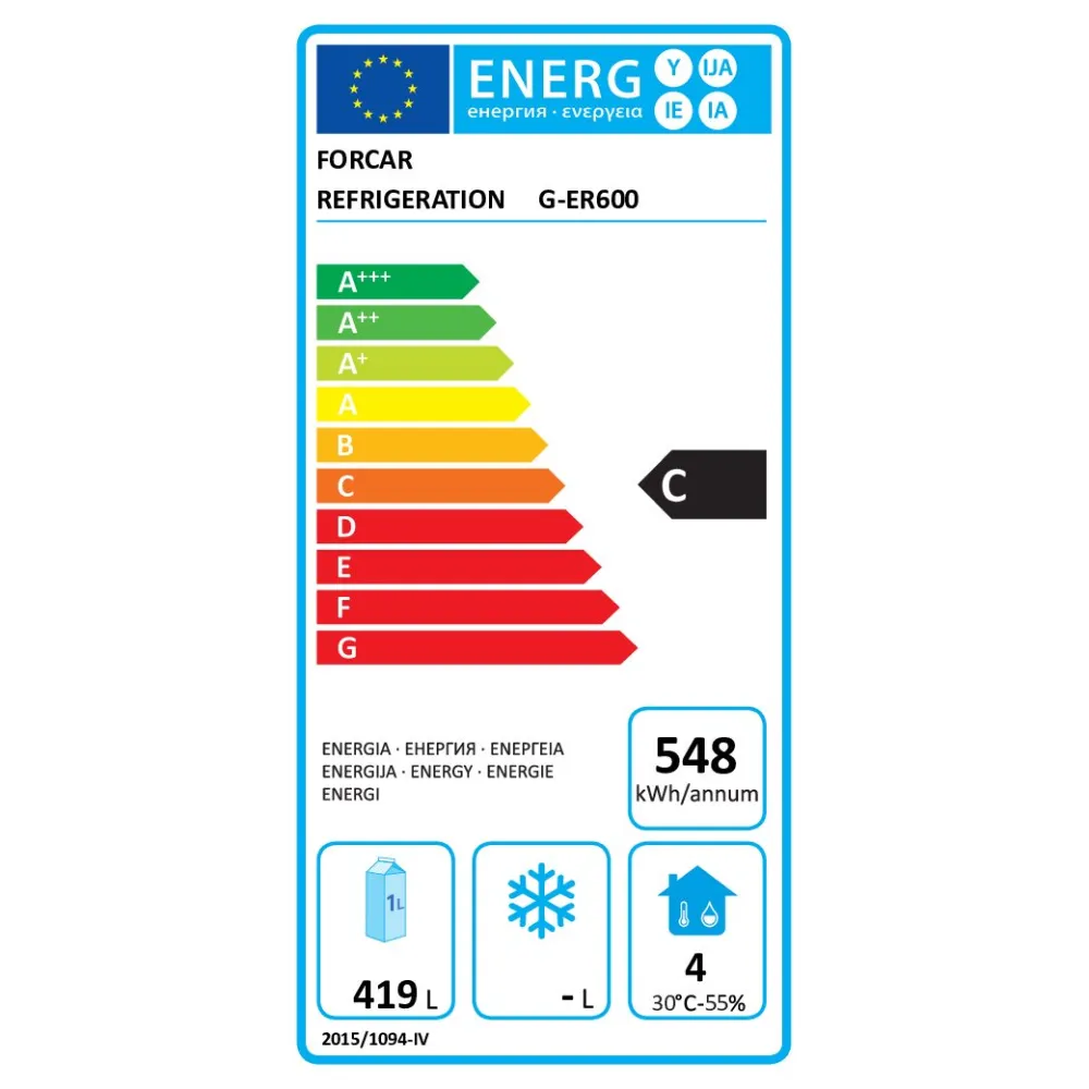 Ledusskapis Eco Line G-ER600