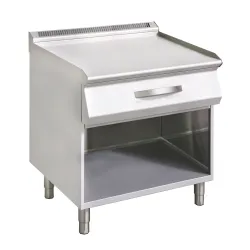 Tērauda galds ar atvilktni 800 x 730 x 850 mm
