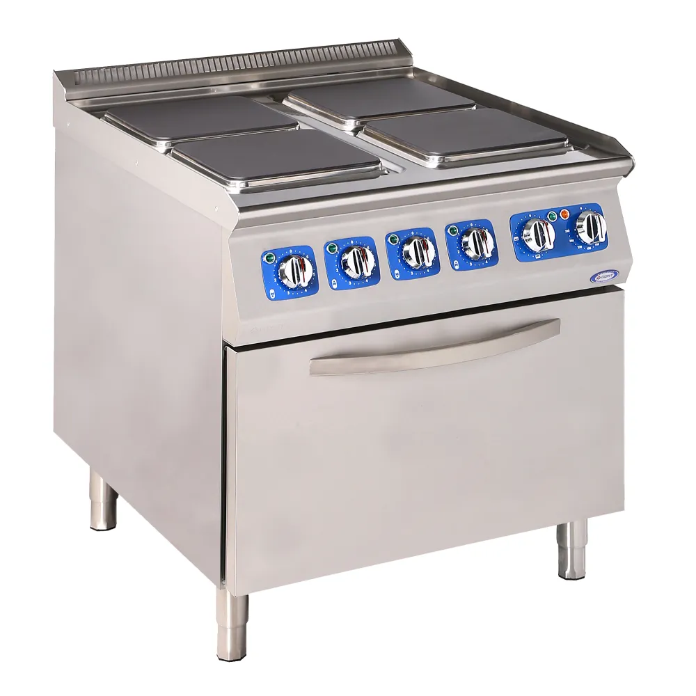 Elektriskā plīts ar cepeškrāsni 21,5kW (GC1200-080GV+V40)