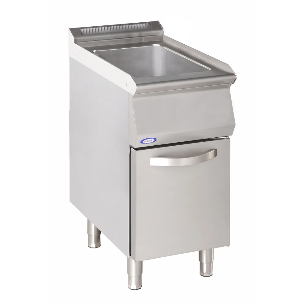 Galds ar izlietni un veramām durvīm 400 x 930 x 850 mm (GN0300-040GV+S03)