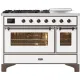 Ilve Majestic M12SDNE3 120cm 6 degļi + 1 paplašināta gatavošanas zona