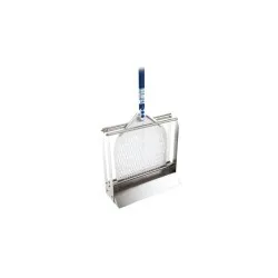 Stainless steel support for pizza peel
