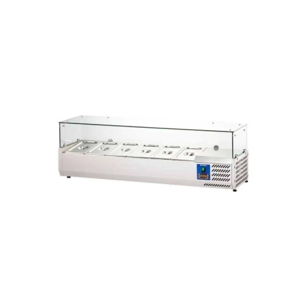 Aukstuma vitrīna 1500 mm 6 x GN1/3 (834631)