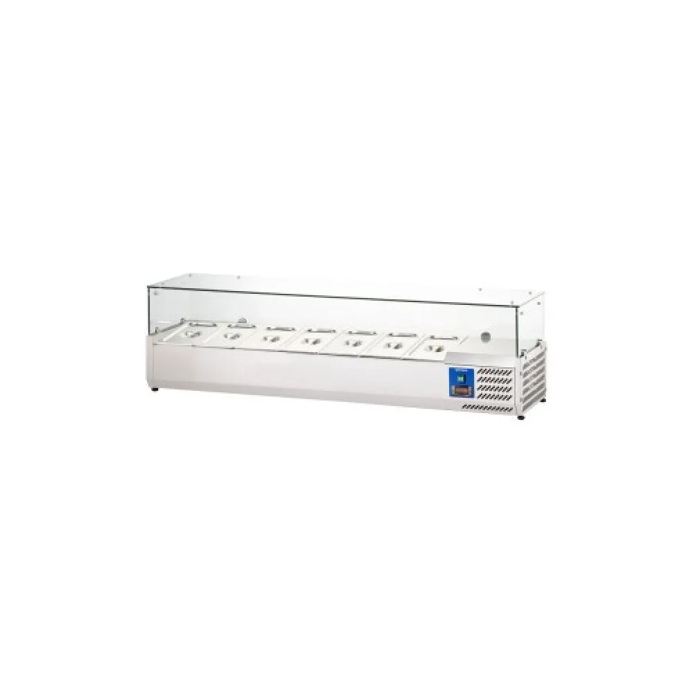 Aukstuma vitrīna 1500 mm 7x GN1/4 (834541)