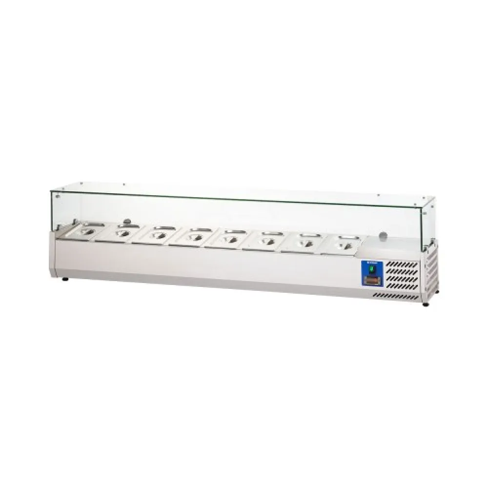 Aukstuma vitrīna 1800 mm 8 x GN1/4 (834840)