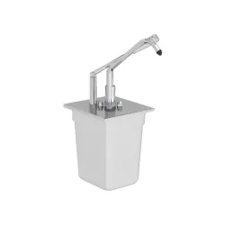 Mērces dozators ar sūkni GN 1/6 3L 200mm