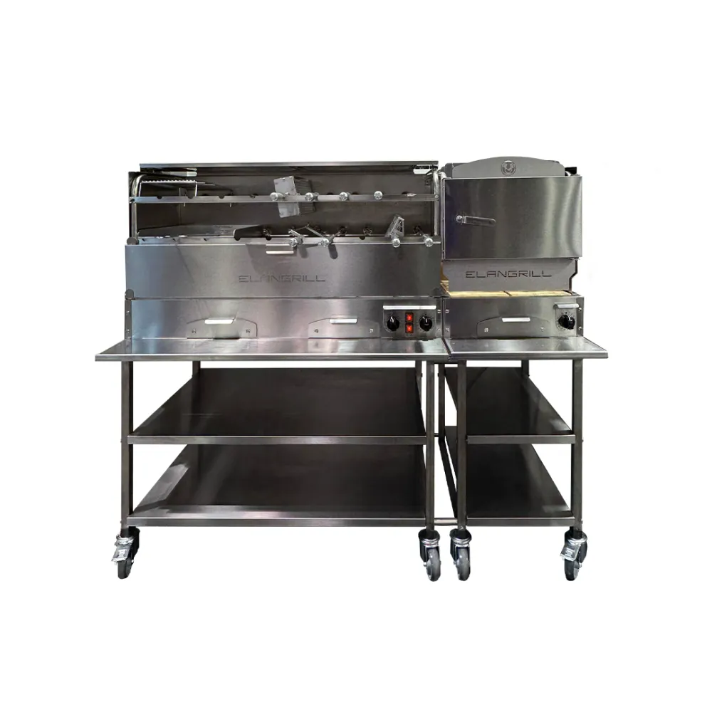 Ogļu grils 19BC ar manuālu divkāršo grilu (19BC-MANUAL DOUBLE GRILL)