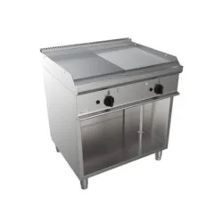 Gāzes gluda-rievota grilvirsma ar neitrālo skapi EASY 700 E7/FTG2BAMK