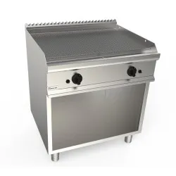 Gāzes rievota grilvirsma ar neitrālo skapi LADY 700 L7/KTG2BARC
