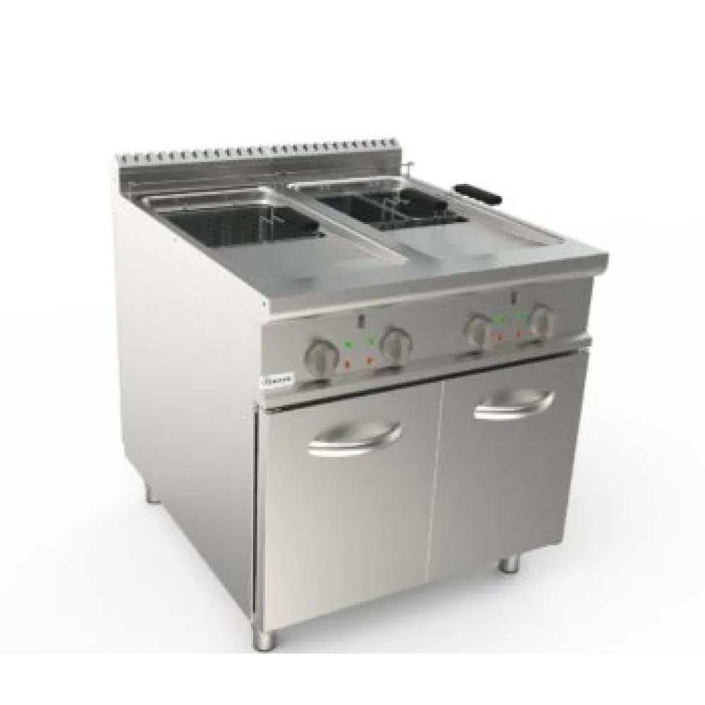 Elektriskais friteris ar skapi 21+21L LADYQ 900 LQ/FRE2V21