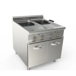 Elektriskais friteris ar skapi 21+21L LADYQ 900 LQ/FRE2V21