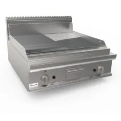 Gāzes rievota-gluda grilvirsma LADYQ 900 LQ/FTG4BBMC