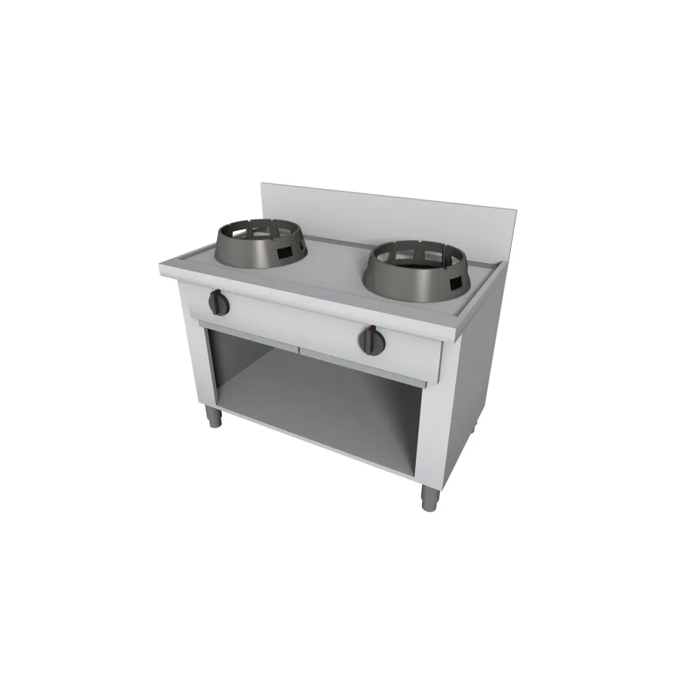 Gāzes WOK plīts ar neitrālo skapi 1000x700mm LS02100070BA