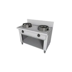 Gāzes WOK plīts ar neitrālo skapi 1000x700mm LS02100070BA