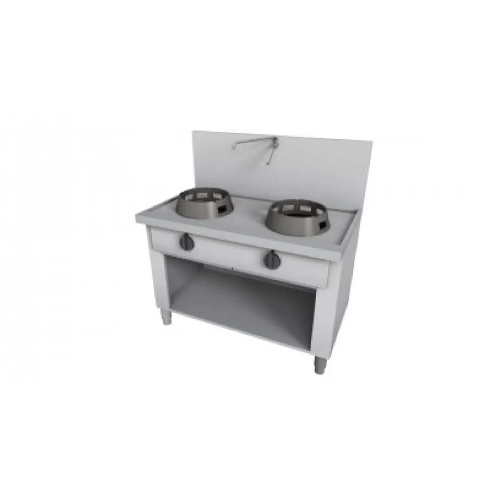 Gāzes WOK plīts ar neitrālo skapi 1000x700mm KT02100070BA