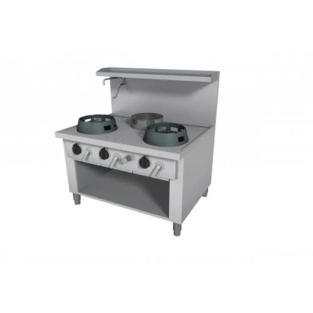 Gāzes WOK plīts ar neitrālo skapi 1200x900mm FS03120090BA