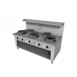 Gāzes WOK plīts ar neitrālo skapi 1800x900mm FS05180090BA