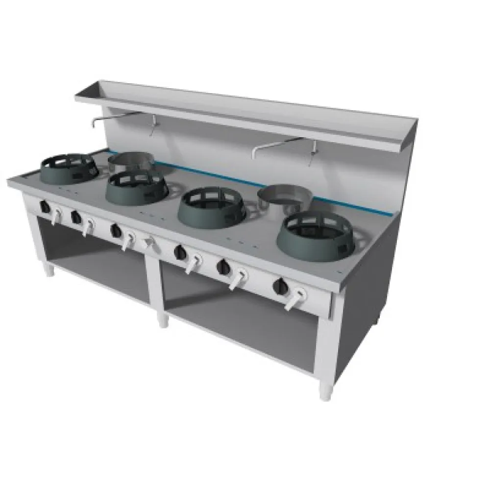 Gāzes WOK plīts ar neitrālo skapi 2300x900mm FS06230090BA